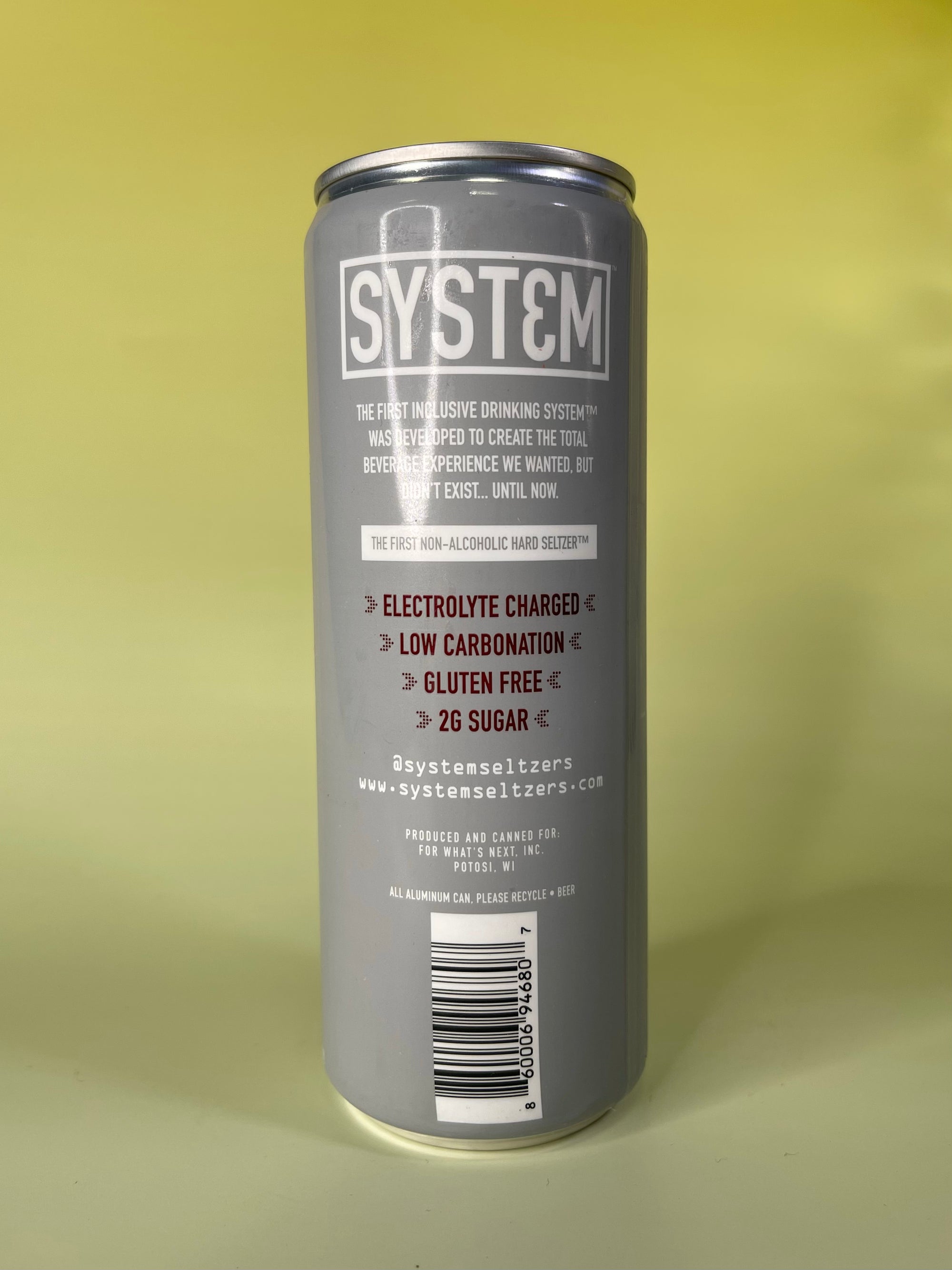 System Seltzers Black Cherry 0%